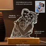 Vignette de Lampe illustrée 3D personnalisée