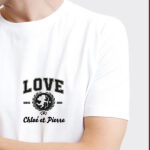 T-shirt Cupidon avec prénoms personnalisés Vignette de T-shirt Cupidon avec prénoms personnalisés