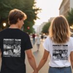 Vignette de T-shirt personnalisé Perfect Team avec photos