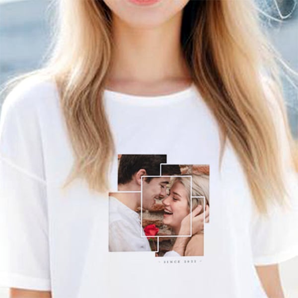 T-shirt Puzzle avec Photo personnalisée