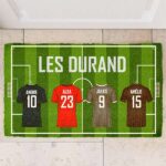 Vignette de Paillasson Équipe de Football Familiale personnalisé