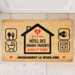Vignette de Paillasson Hôtel Grands-Parents personnalisé