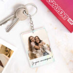 Vignette de Porte-clés personnalisé avec photo et texte
