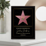 Vignette de Plaque Hollywood avec textes personnalisée