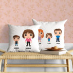 Vignette de Coussin Funkos avec prénoms personnalisé