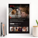 Vignette de Affiche Design Netflix avec Noms et Texte personnalisés