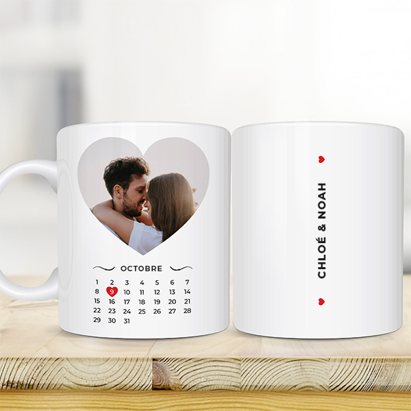 Mug Calendrier personnalisé