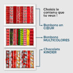 Vignette de Boîte de Bonbons personnalisée avec Textes