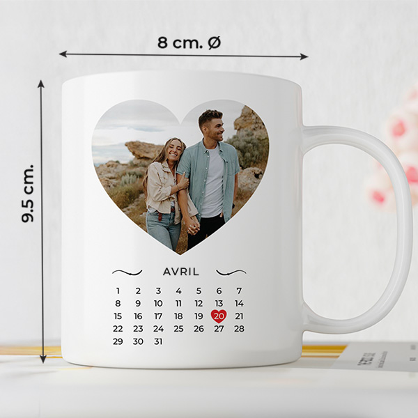 Mug Calendrier personnalisé