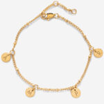 Vignette de Bracelet Femme avec Pendentifs Ronds personnalisés