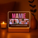 Vignette de Lampe multicolore personnalisée pour Grand-mère