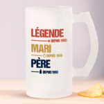 Vignette de Chope de Bière Légende personnalisée