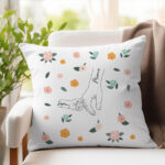 Vignette de Coussin Mamie Mains Unies avec Prénoms Personnalisés