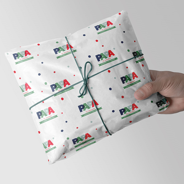 Papier Cadeau Papa avec Texte personnalisé