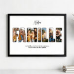 Vignette de Affiche Famille avec photos et textes personnalisés