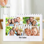Puzzle Papa avec Collage de 4 Photos Personnalisées Vignette de Puzzle Papa avec Collage de 4 Photos Personnalisées