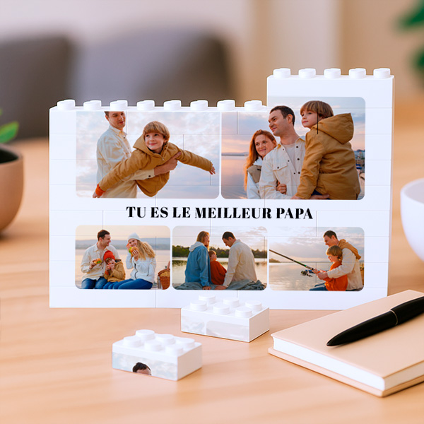 Puzzle Portraits avec Photos et Texte Personnalisé