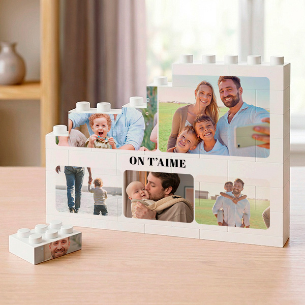 Puzzle Portraits avec Photos et Texte Personnalisé