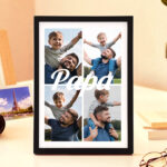 Vignette de Lampe Papa avec Collage 4 Photos personnalisée