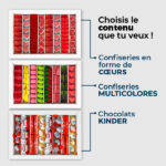 Vignette de Boîte de Douceurs Papa Colorée personnalisée