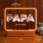 Vignette de Lampe Papa avec Photos personnalisée