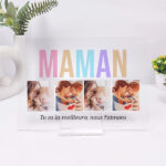 Vignette de Lampe Maman multicolore personnalisée