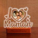 Vignette de Lampe I Love Maman avec Photo personnalisée