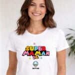Vignette de Pyjama Super Maman avec Prénoms personnalisés