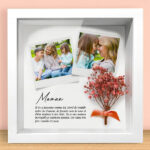 Vignette de Cadre avec fleurs et photos personnalisées
