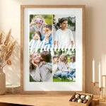 Vignette de Affiche pour Maman avec 4 Photos personnalisées