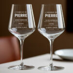 Verre à Vin « Humeur de » avec Nom et Textes Personnalisés Vignette de Verre à Vin « Humeur de » avec Nom et Textes Personnalisés
