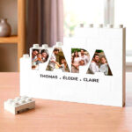 Vignette de Puzzle Papa avec Photos et Texte Personnalisé