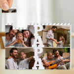 Puzzle Papa Vertical avec Photos Personnalisées Vignette de Puzzle Papa Vertical avec Photos Personnalisées