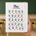 Carnet avec Petits Personnages et Prénoms personnalisés Vignette de Carnet avec Petits Personnages et Prénoms personnalisés