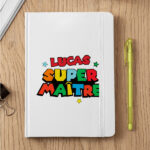 Vignette de Carnet Super Maîtresse avec Prénoms personnalisés