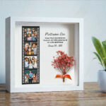 Vignette de Cadre avec Fleurs Style Pellicule avec Photos personnalisées