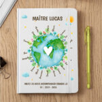 Vignette de Carnet Planète avec Prénoms personnalisés