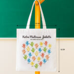 Vignette de Tote Bag pour Enseignants avec Mains et Prénoms personnalisés