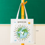 Vignette de Tote Bag Planète pour Enseignants avec Prénoms personnalisés