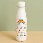 Bouteille Pluie avec Prénom et Texte personnalisée Vignette de Bouteille Pluie avec Prénom et Texte personnalisée