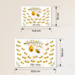 Vignette de Puzzle de Blocs avec Petites Abeilles et Prénoms personnalisés