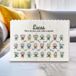 Vignette de Puzzle de Blocs avec Petits Personnages et Prénoms personnalisés