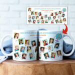 Vignette de Tasse avec Photos des Élèves et Texte personnalisée