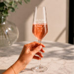 Vignette de Lot de 2 Flûtes à Champagne Colombes avec Prénoms et Date Personnalisée