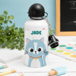 Bouteille Enfant Animaux personnalisée Vignette de Bouteille Enfant Animaux personnalisée