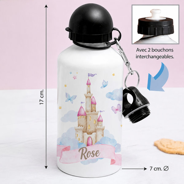 Bouteille Enfant Fées personnalisée