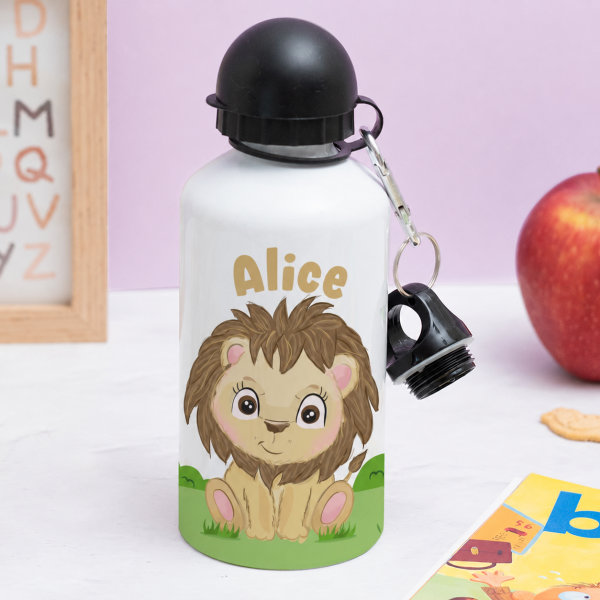 Bouteille Enfant Animaux de la Jungle personnalisée