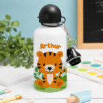 Vignette de Bouteille Enfant Animaux de la Jungle personnalisée