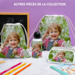 Vignette de Boîte à Repas Enfant personnalisée avec Couvercle en Bambou avec Photo