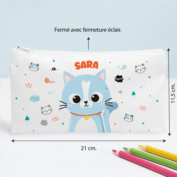 Trousse Scolaire Enfant Animaux personnalisée